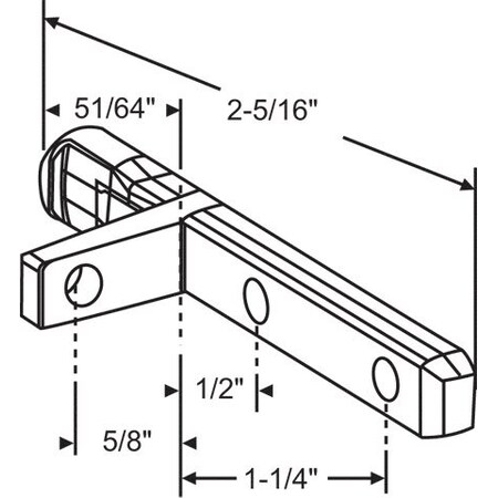 Round Head Pivot Bar